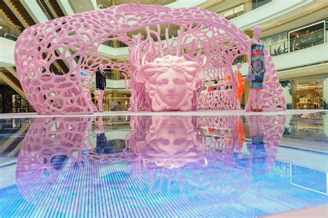 versace pop up|Versace Brings Its Spring Underwater Pop Dream to Shanghai.